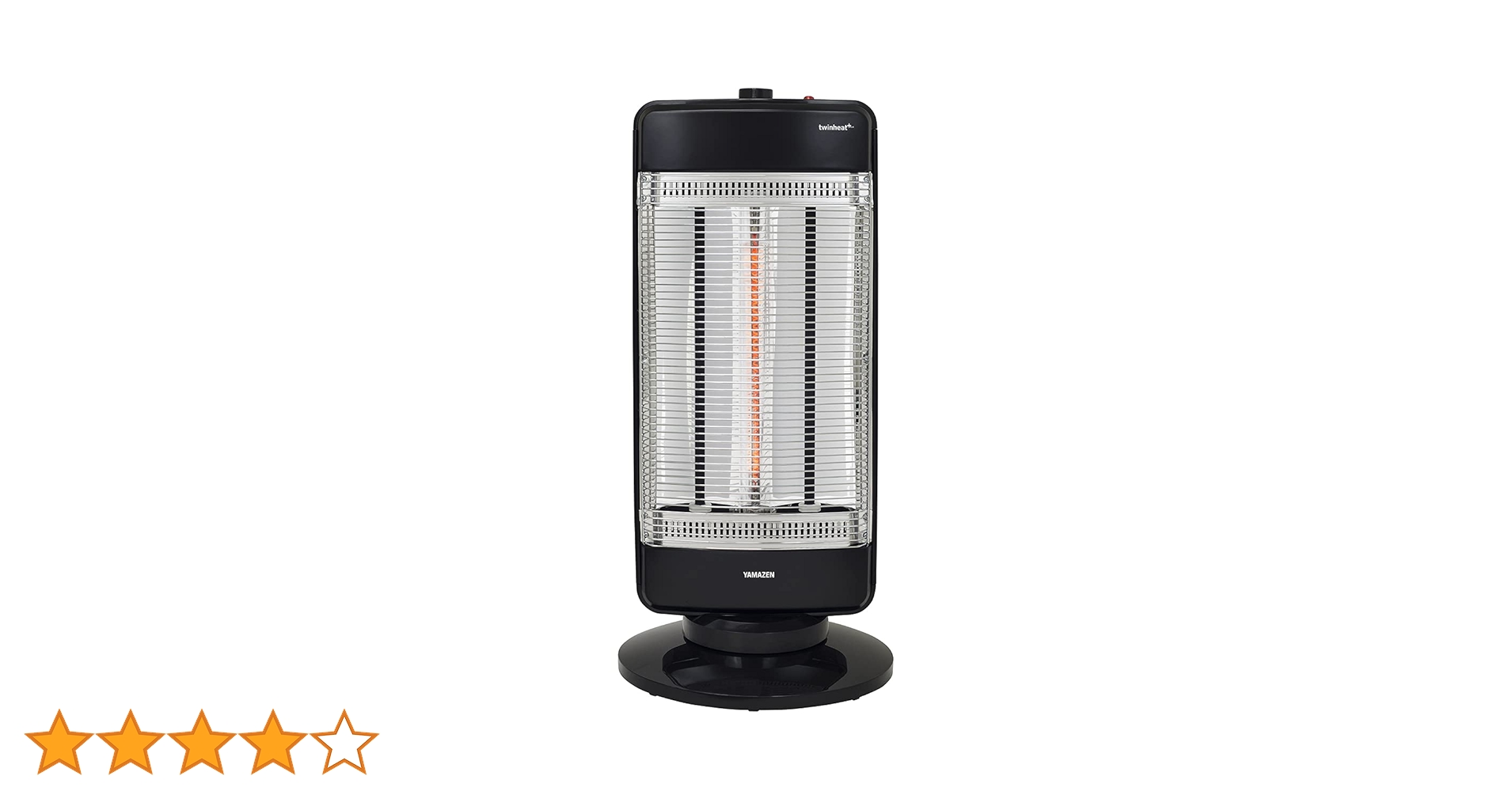 Amazon | [山善] 速暖カーボンヒーター&遠赤外線シーズヒーター搭載